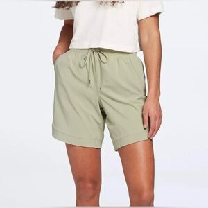 Calia Women’s Journey Woven Bermuda Shorts in Smudge Sage Size XS